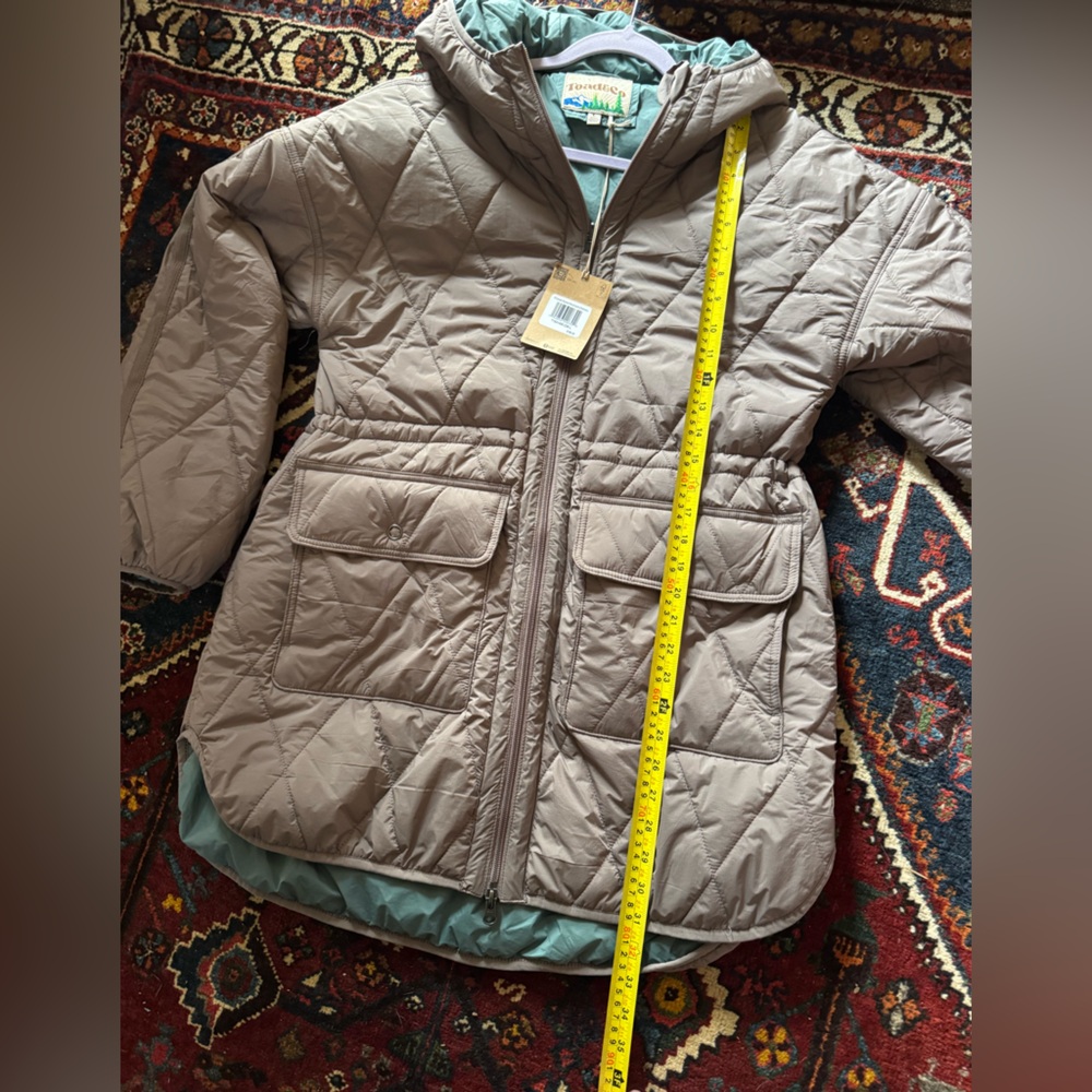 Toad and Co Nomader Womens Reversible Puffer Parka-Silverpine & Mushroom Jacket - Picture 9 of 12